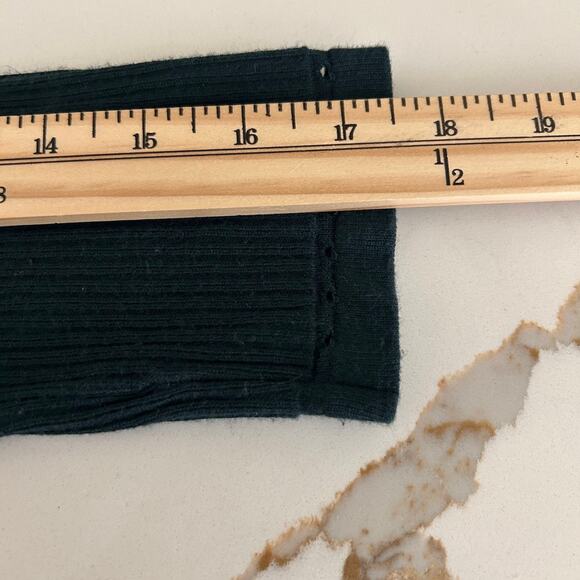 Eliza J Knit Dress Midi Fit & Flare Sweater Dark Green Zip Back Classic Office - Picture 11 of 11